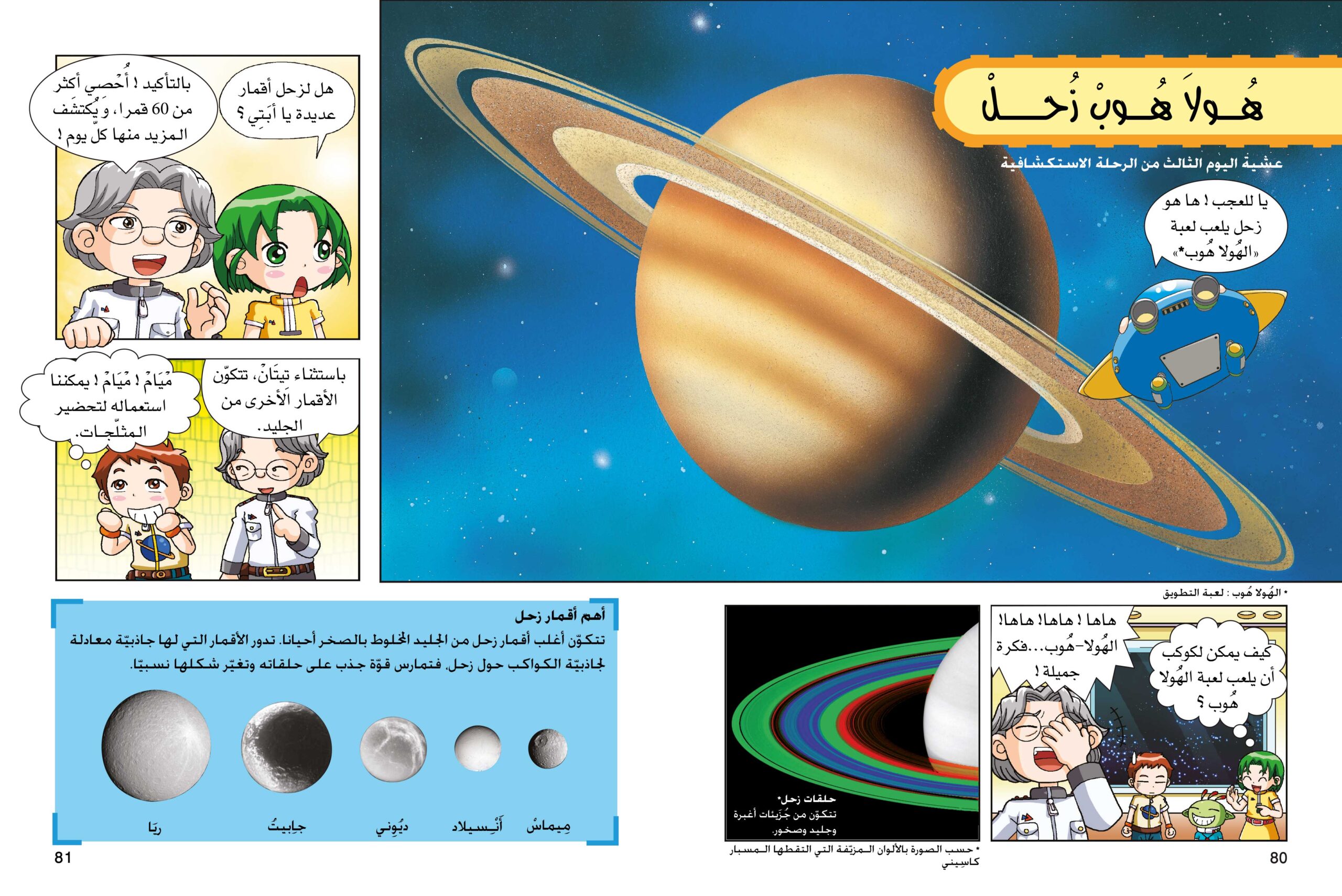 صفحتين من كتاب الكون 80-81