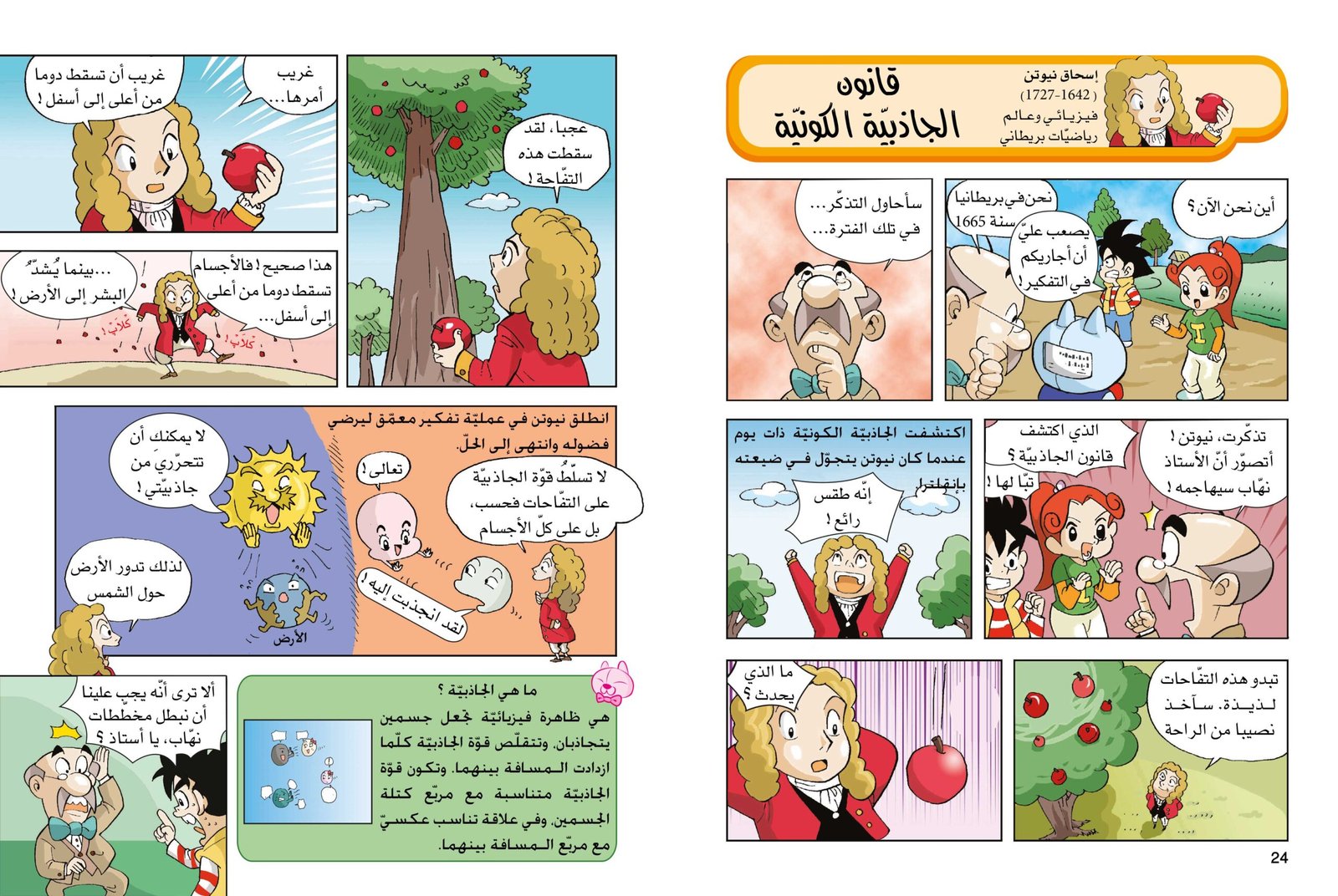 صفحتين 24-25 من كتاب الاكتشافات والاختراعات